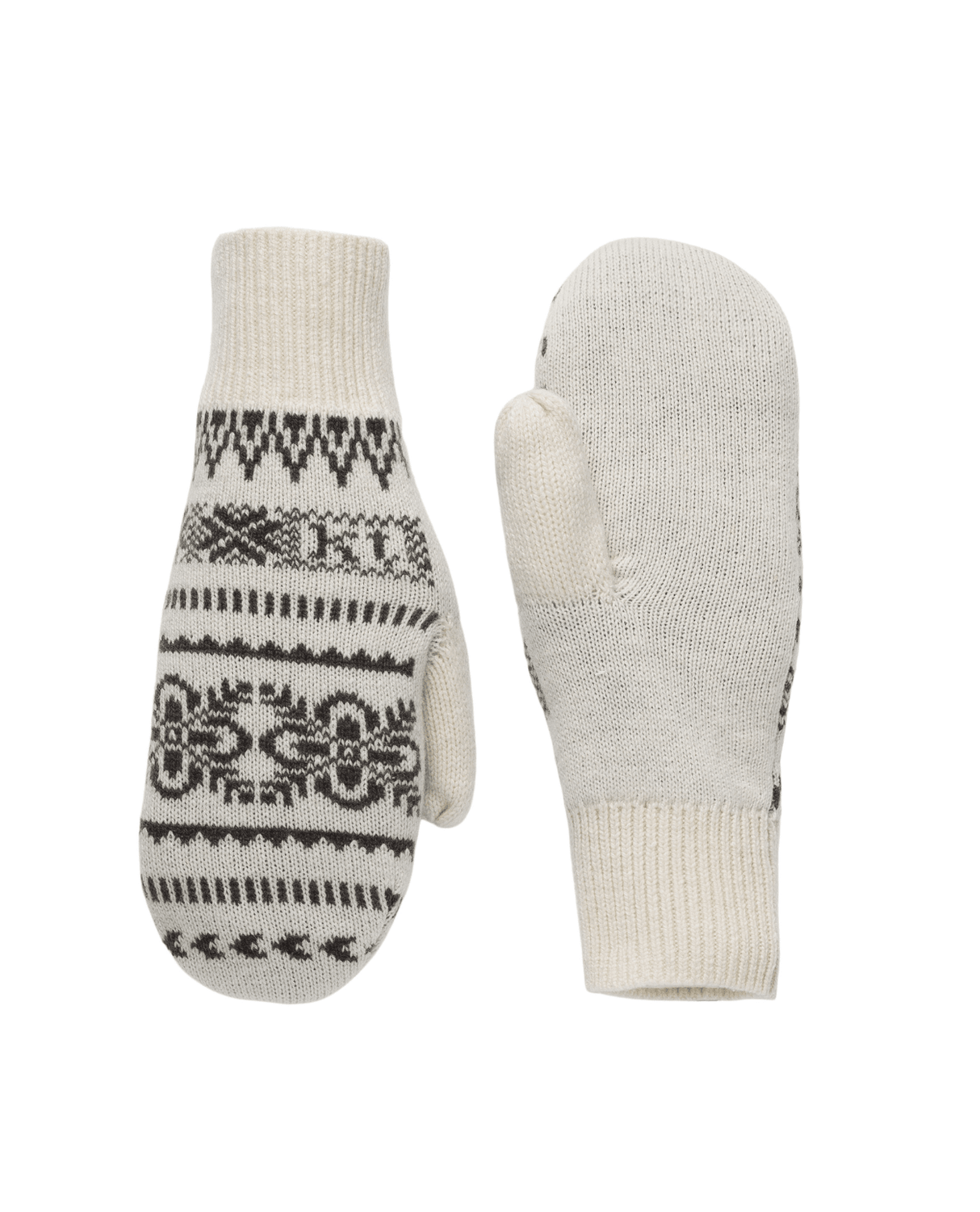 Kari Traa Selma Knit Mittens - Off White - Alpingaraget