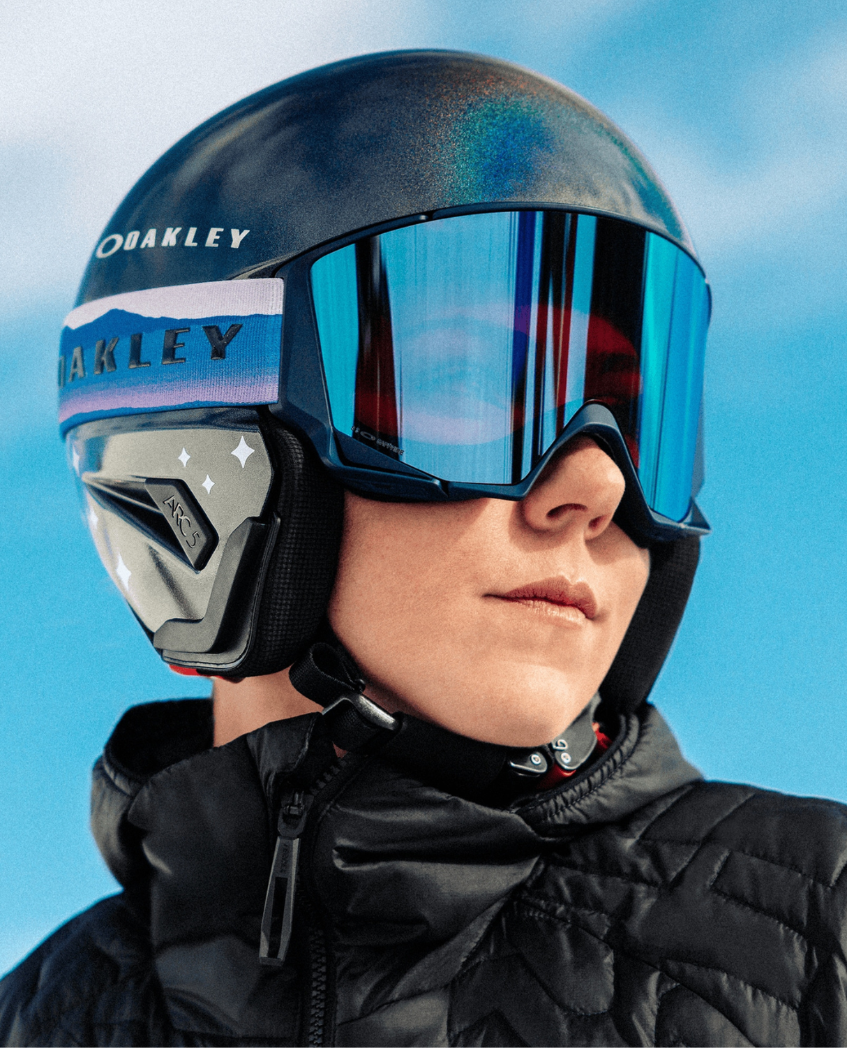 Oakley Flow Scape L - Mikeala Shiffrin Signature/ Prizm Sapphire & Prizm Iced - Alpingaraget