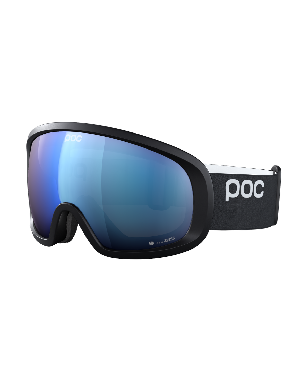 POC Fovea Mid - Uranium Black/Partly Sunny Blue - Alpingaraget