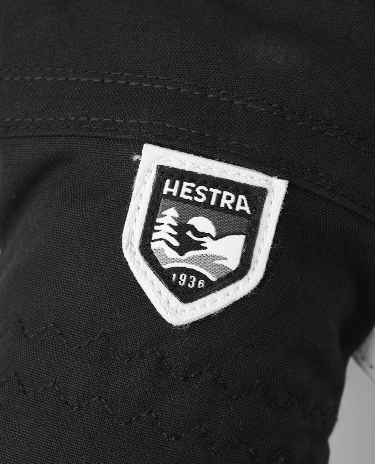 HESTRA Heli Ski Female Mitt - Black/Offwhite - Alpingaraget