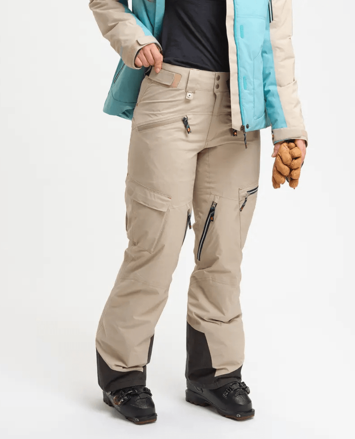 Elevenate Womens Lavancher Cargo Pants - Ginger Beige - Skidbyxor - Alpingaraget