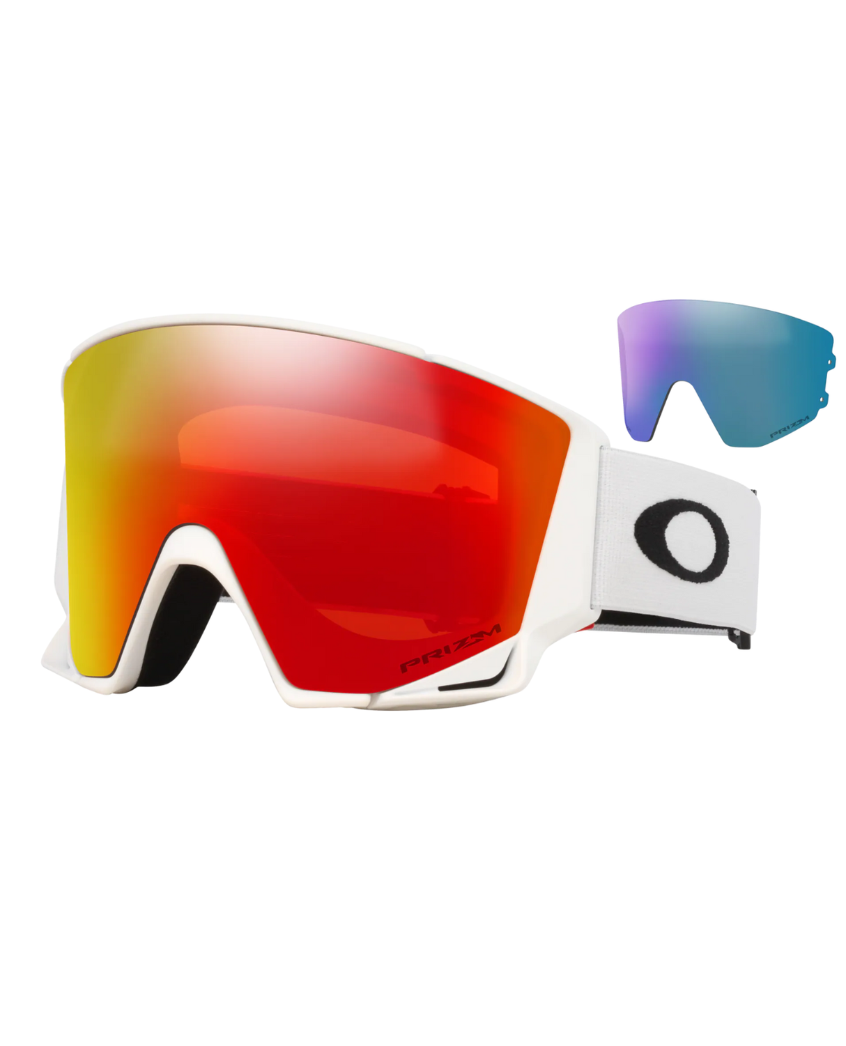 Oakley Flow Scape L - Matte White/ Prizm Torch & Prizm Iced