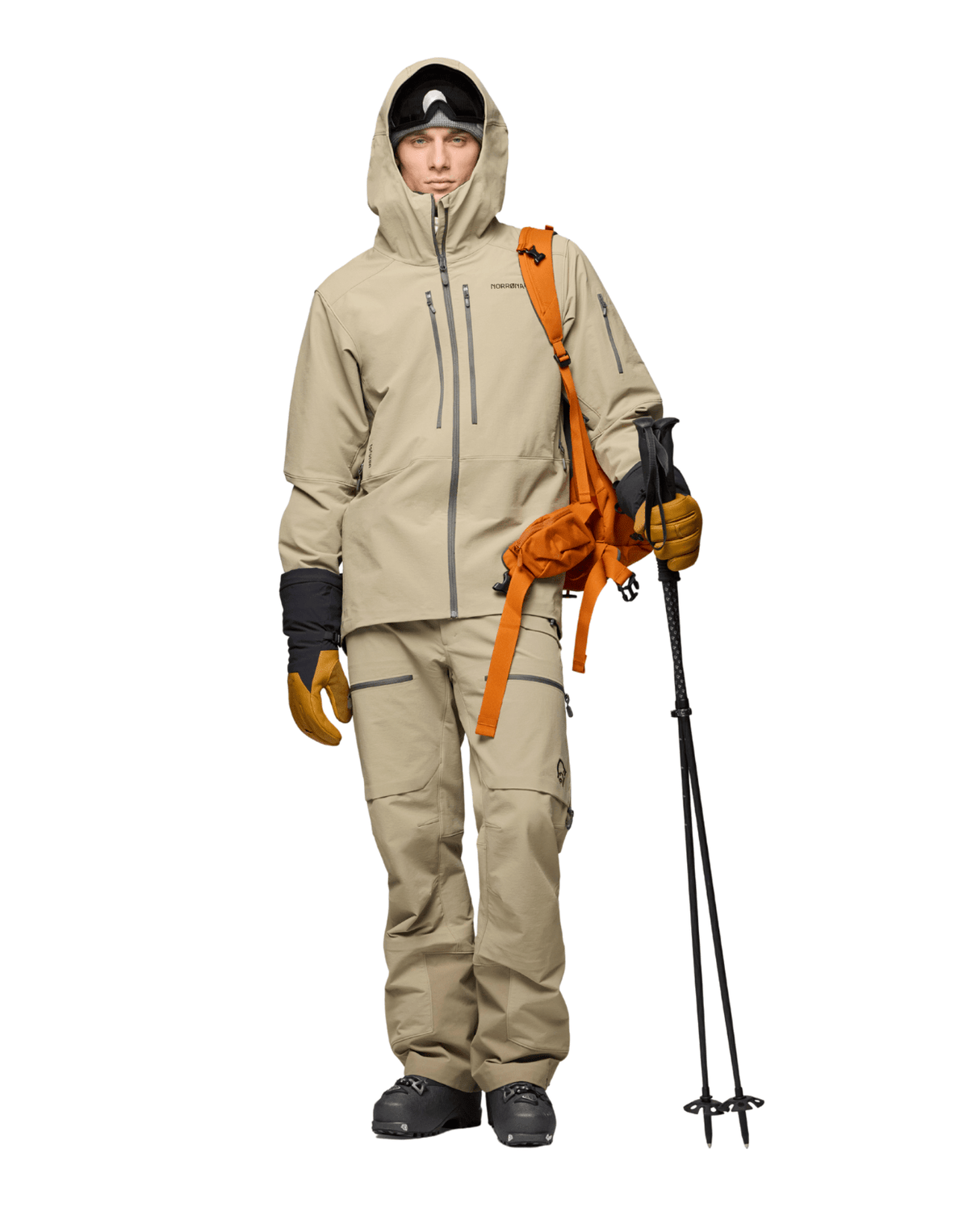 Norröna Men lofoten flex1 Pants - Winter Twig - Skidbyxor - Alpingaraget