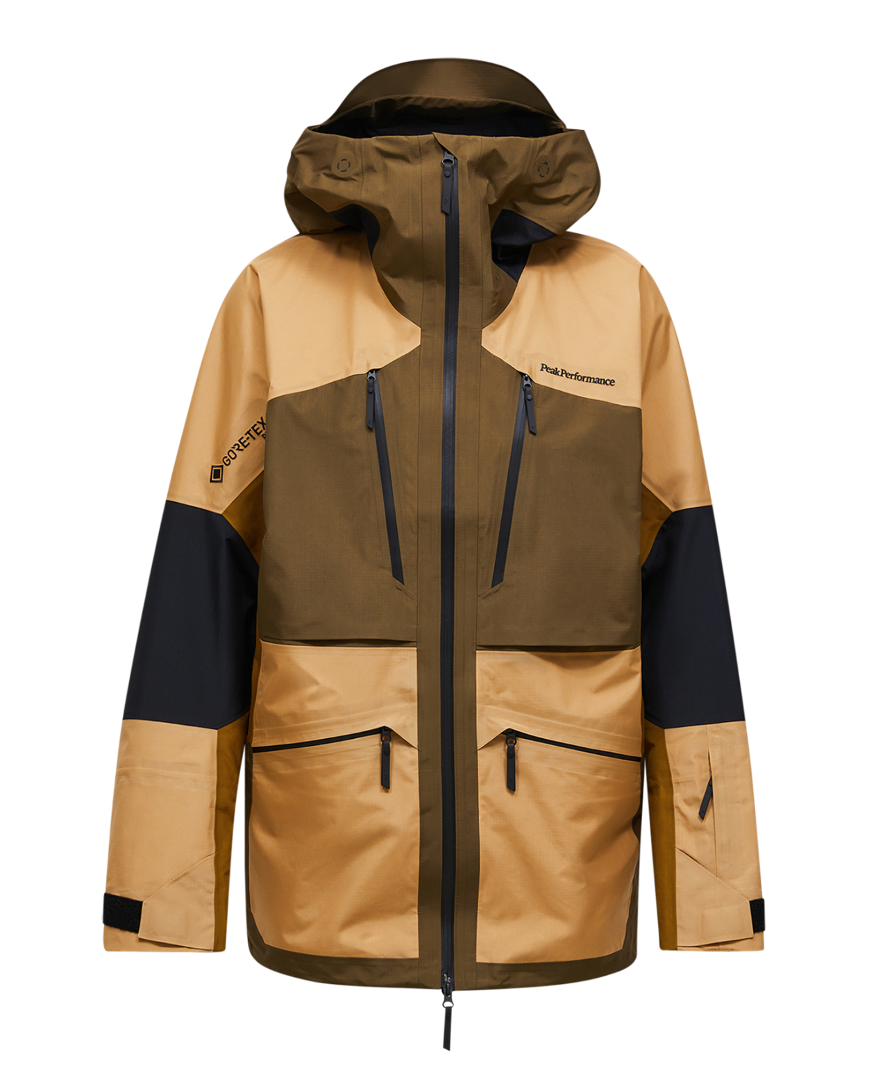 Peak Performance Men Vertical Gore-Tex Pro Jacket - Meadow Moss / Sierra Sand  Alpingaraget