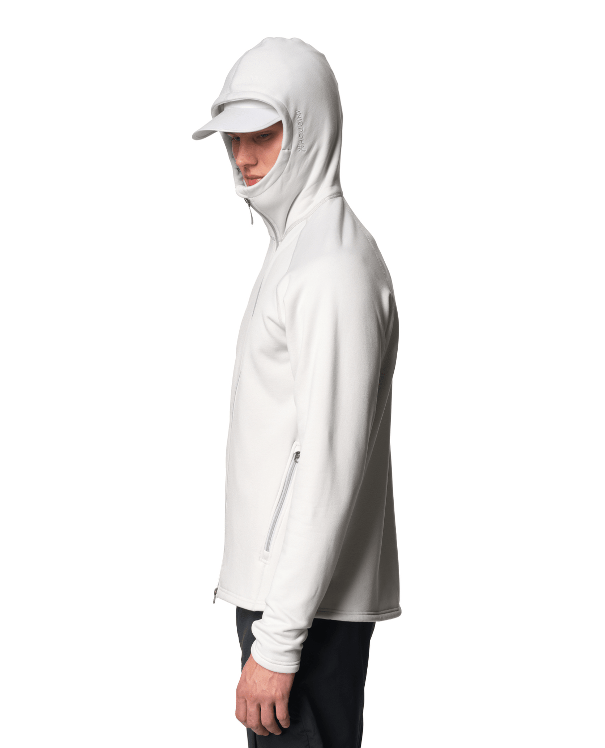 HOUDINI Mens Power Up Houdi - A Touch Of Gray - Mellanlager - Alpingaraget