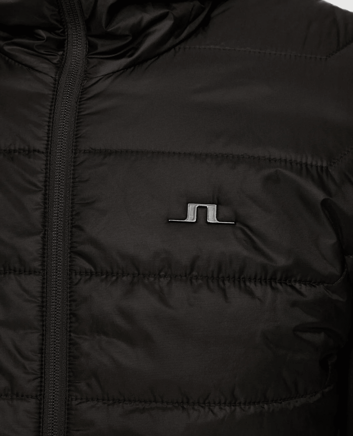 J.Lindeberg Men Gregory Hybrid Hood - Black - Mellanlager - Alpingaraget