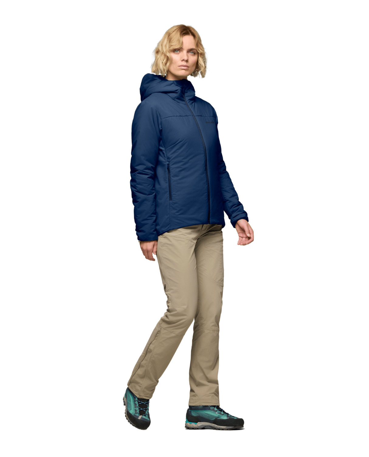 Norröna Women femund thermo60 Zip Hood - Indigo Night - Mellanlager - Alpingaraget