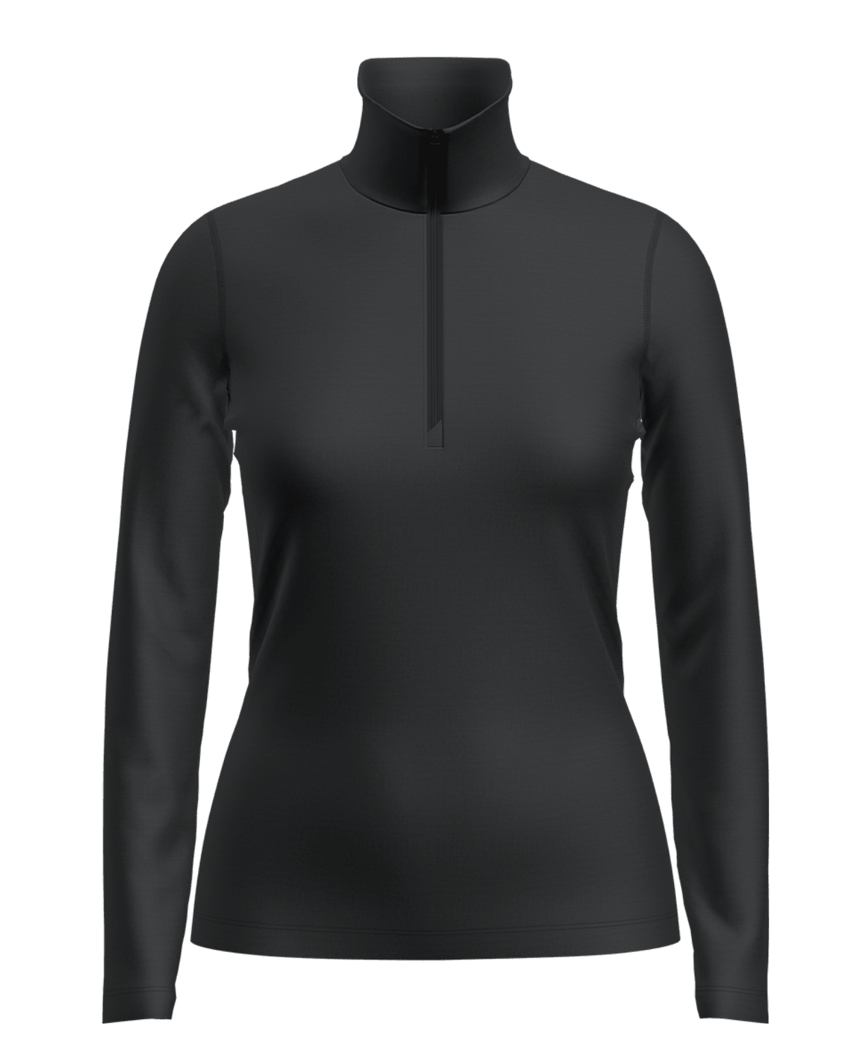 Icebreaker Women 200 Oasis Long Sleeve Half Zip - Black - Underställ - Alpingaraget