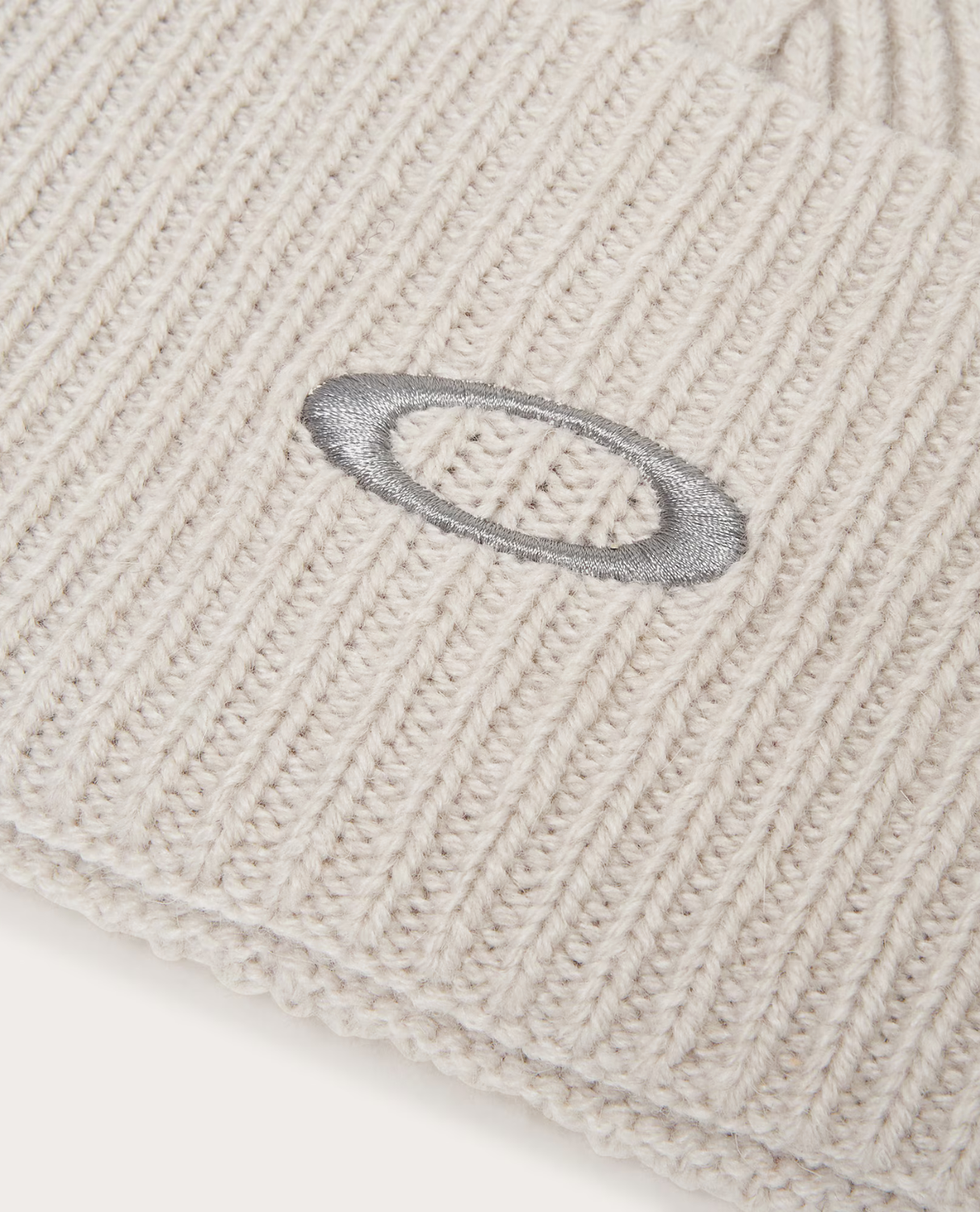 Oakley Ellipse Ribbed Beanie - Mist/Cement