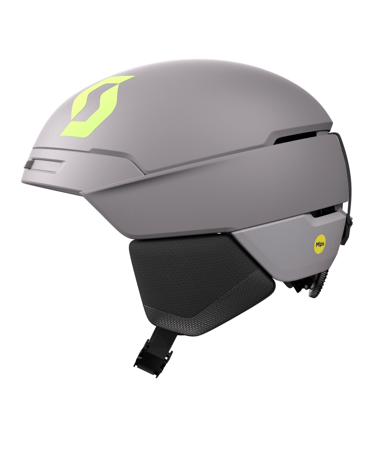 Scott Helmet Flow Mips - Evening Grey/Glow Green - Hjälmar - Alpingaraget