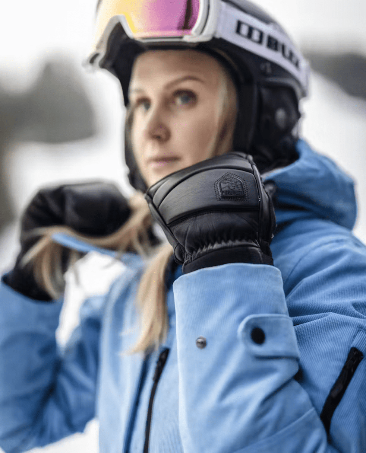 HESTRA Fall Line Mitt - Black/Black - Handskar - Alpingaraget