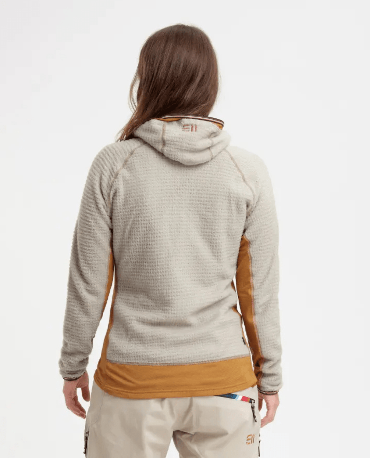 Elevenate Womens Vertical Hood - Ginger Beige - Mellanlager - Alpingaraget