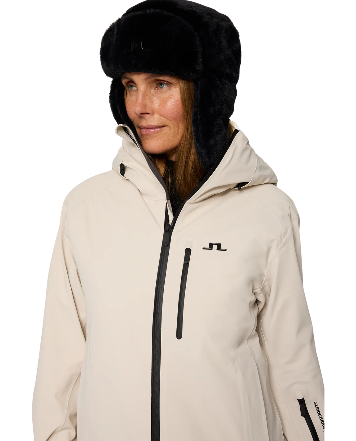 J.Lindeberg Women Solarcore Shell Jacket - Moonbeam