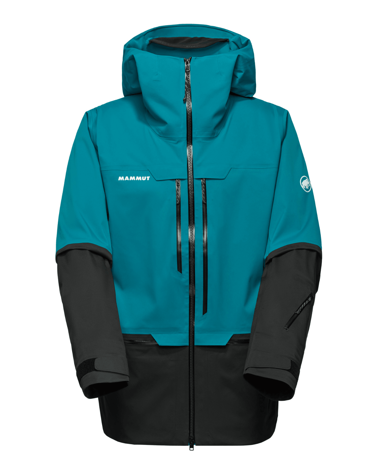 Mammut Haldigrat HS Hooded Jacket Men - Deep Teal - Black - Skidjackor - Alpingaraget