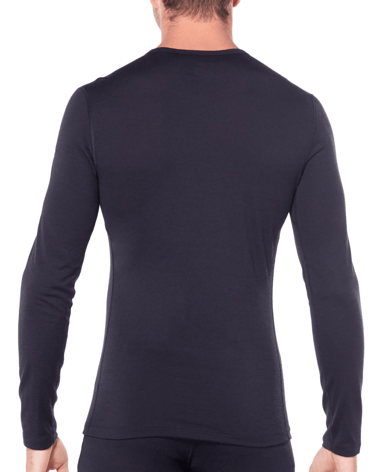 Icebreaker Men 200 Oasis Long Sleeve Crewe - Black - UnderstÀll - Alpingaraget