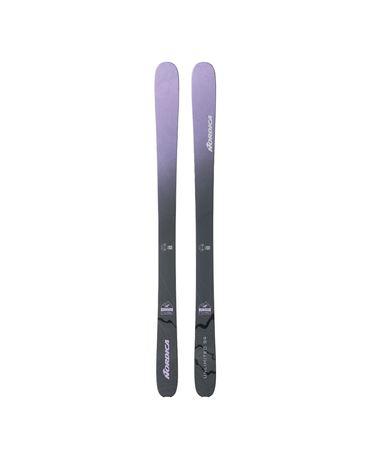 Nordica Unlimited 94 Women - Lila/Grå 25/26 - Alpingaraget