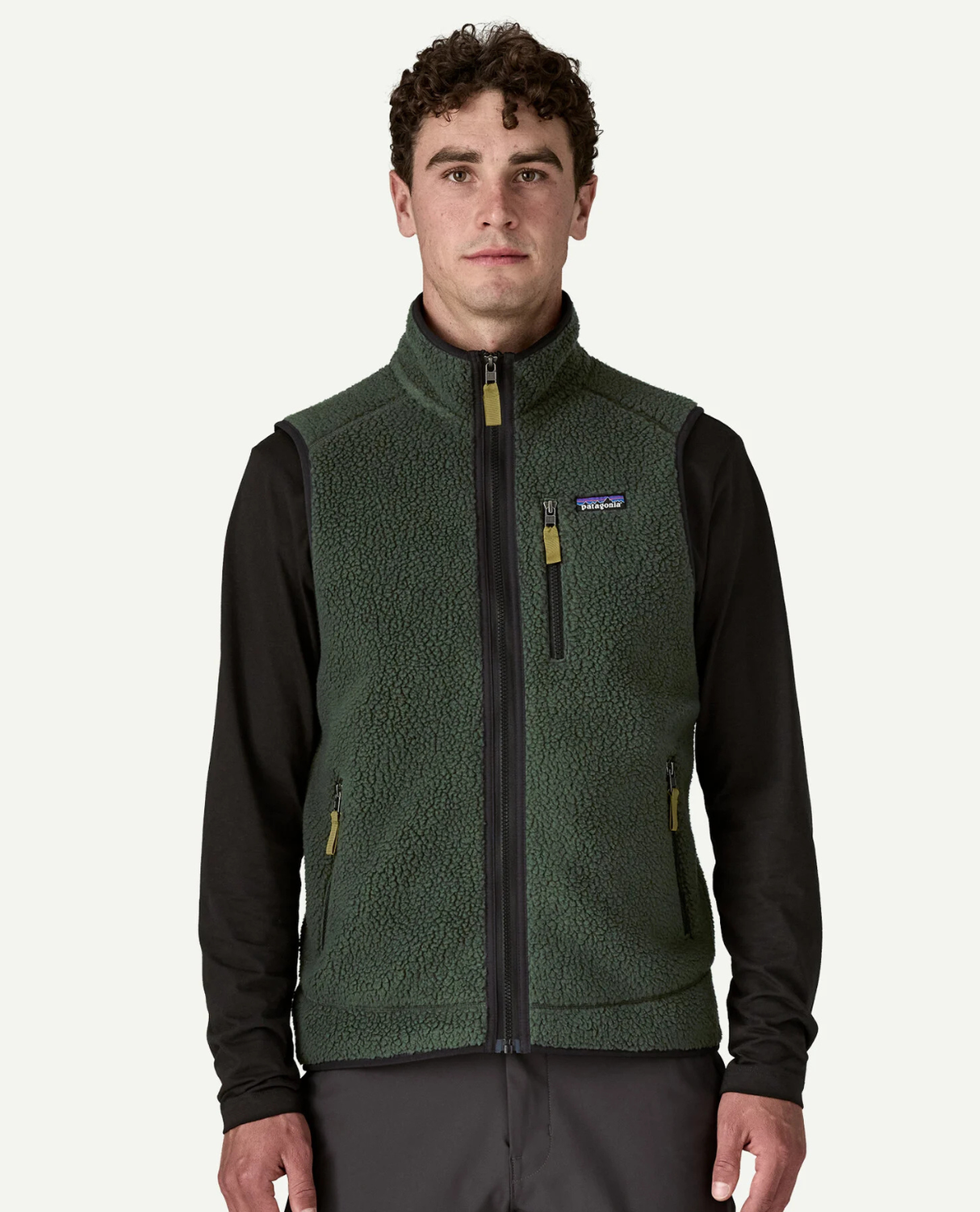 Patagonia Men Retro Pile Vest - Old Growth Green