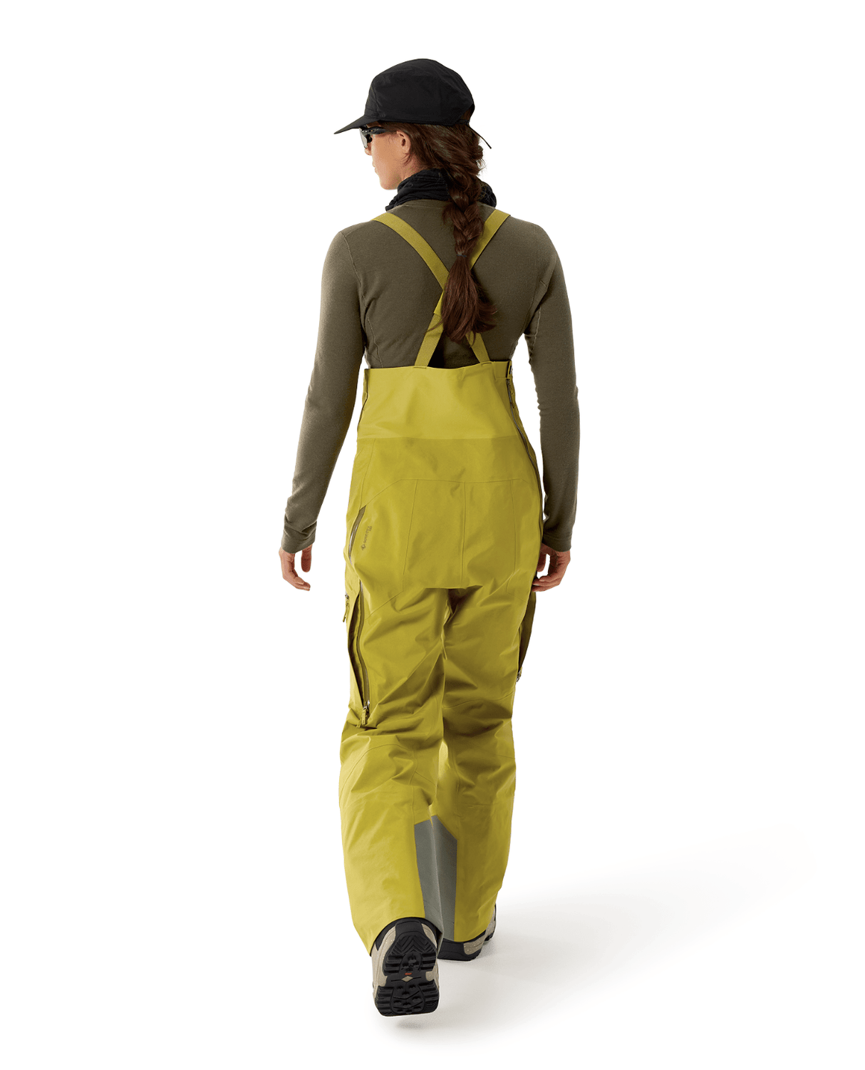 Arc'teryx Women Rush Bib Pant - Olive Moss - Skidbyxor - Alpingaraget