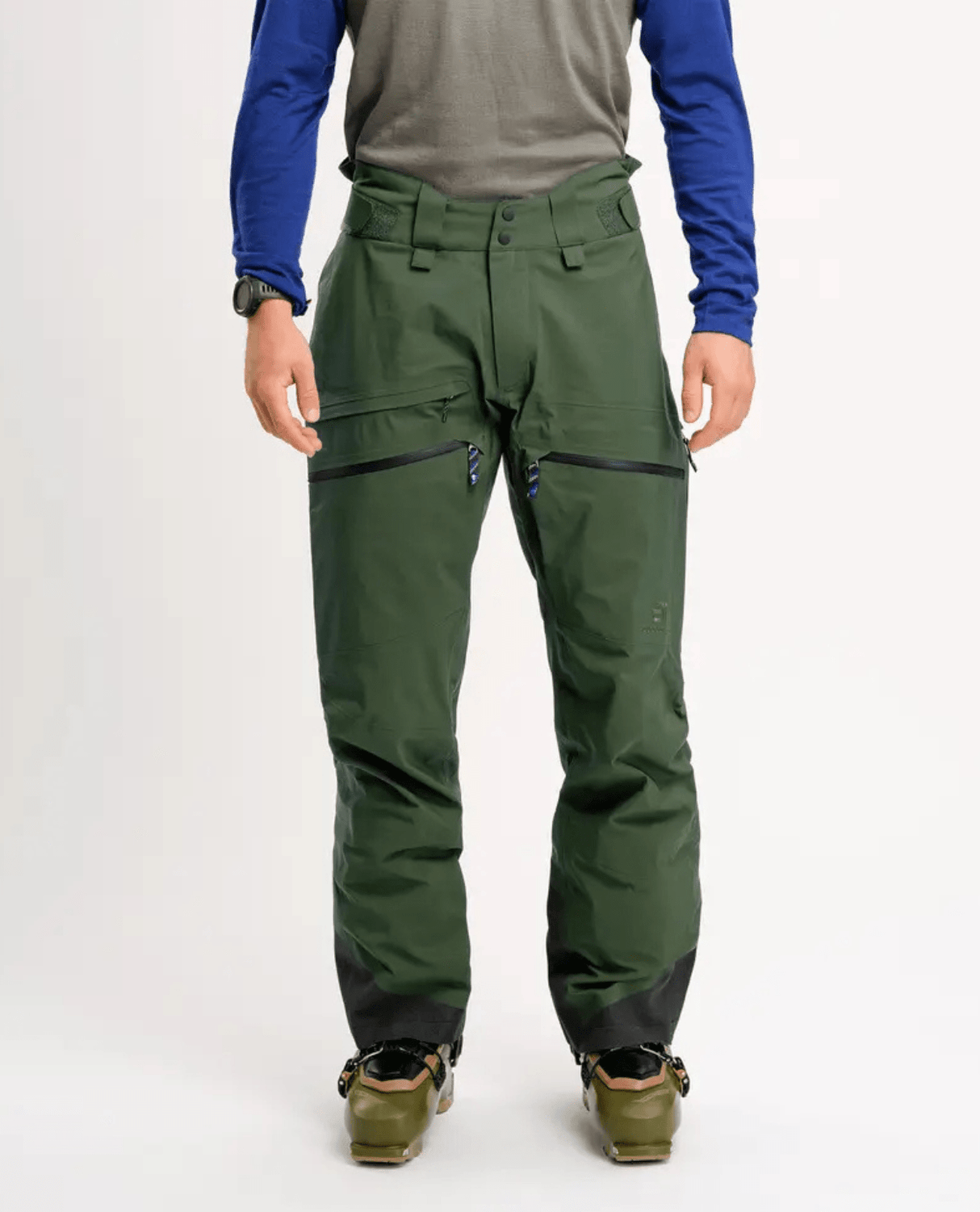 Elevenate Mens Pure Pants - Bronze Green - Skidbyxor - Alpingaraget