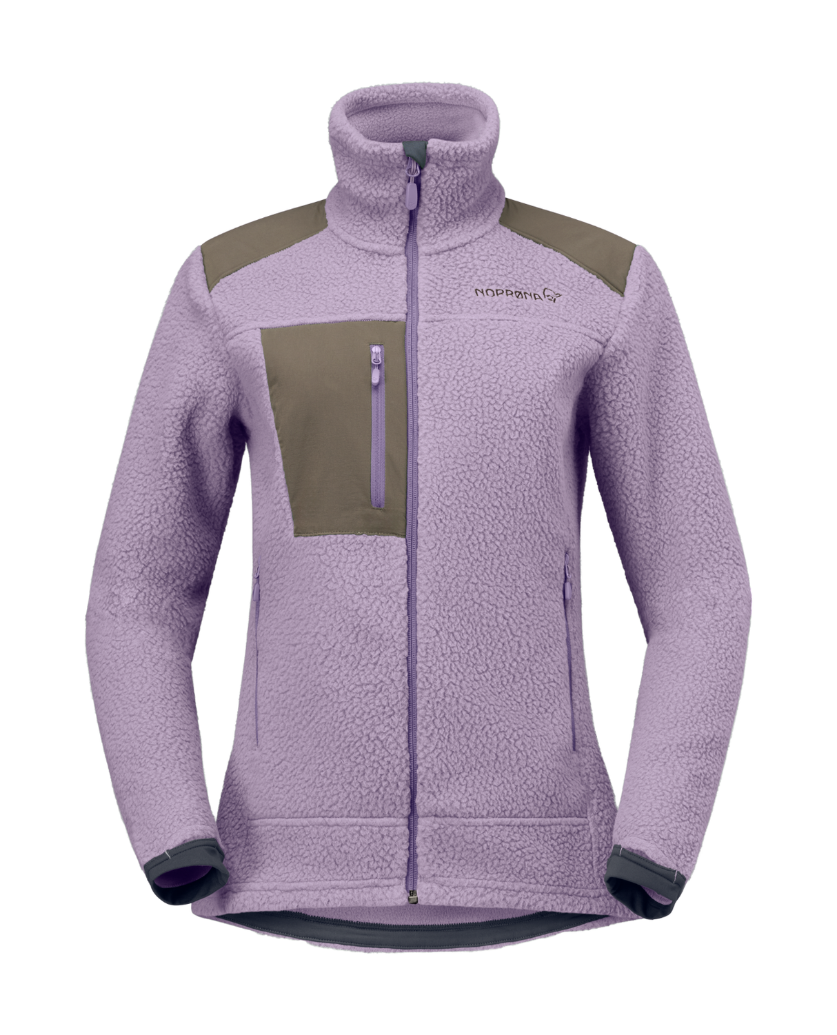 Norröna Women trollveggen warm3 Jacket - Purple Sage - Alpingaraget