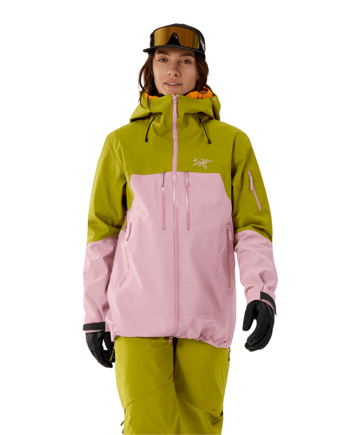 Arc'teryx Women Rush Jacket - Olive Moss / Bliss - Skidjackor - Alpingaraget
