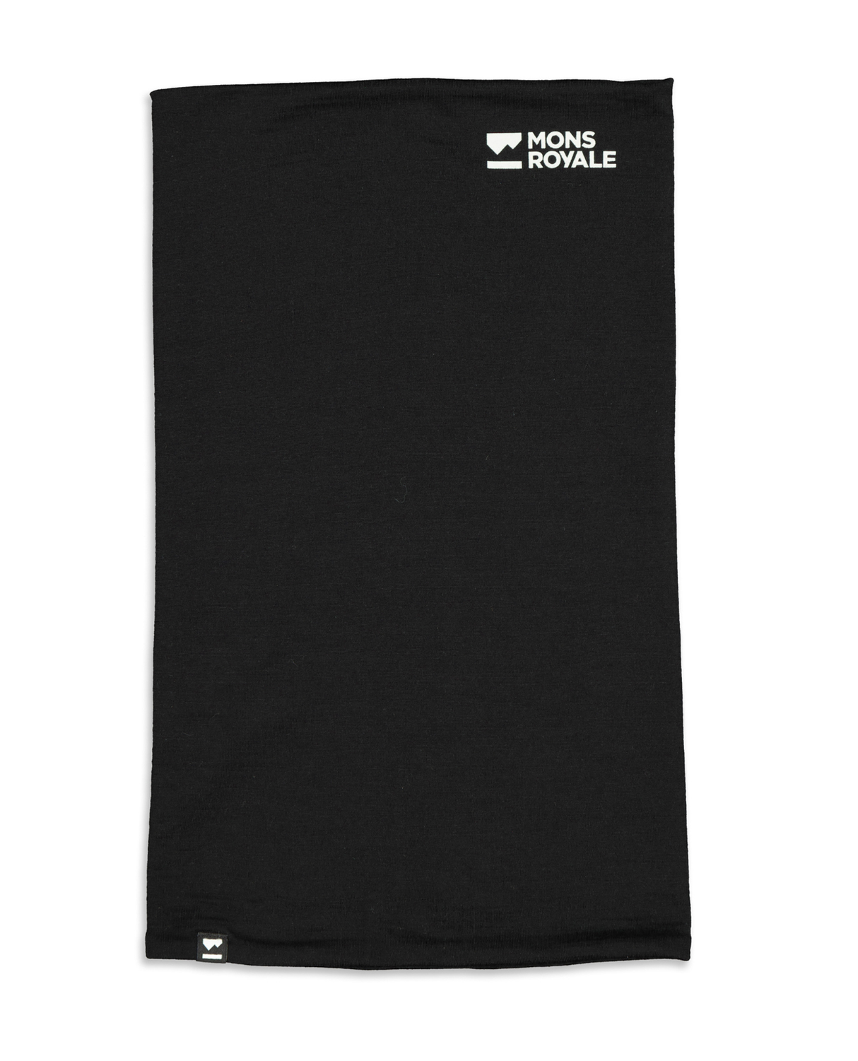 Mons Royale Double Up 100 Merino Neckwarmer - Black