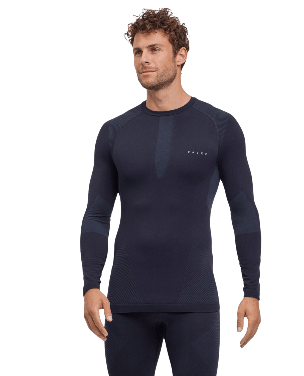 FALKE Men Long - Sleeve Shirt Warm - Black - Underställ - Alpingaraget