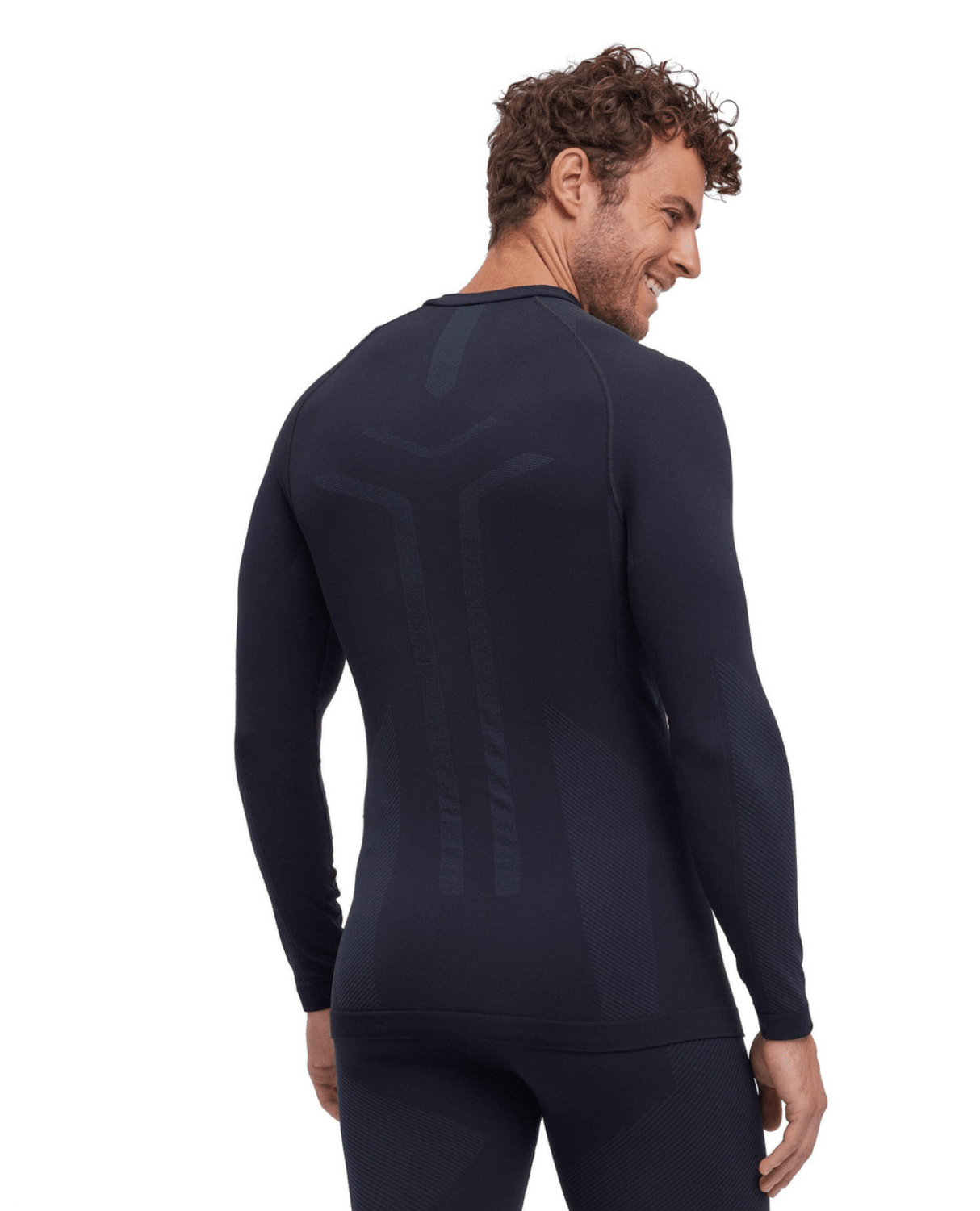 FALKE Men Long - Sleeve Shirt Warm - Black - Underställ - Alpingaraget