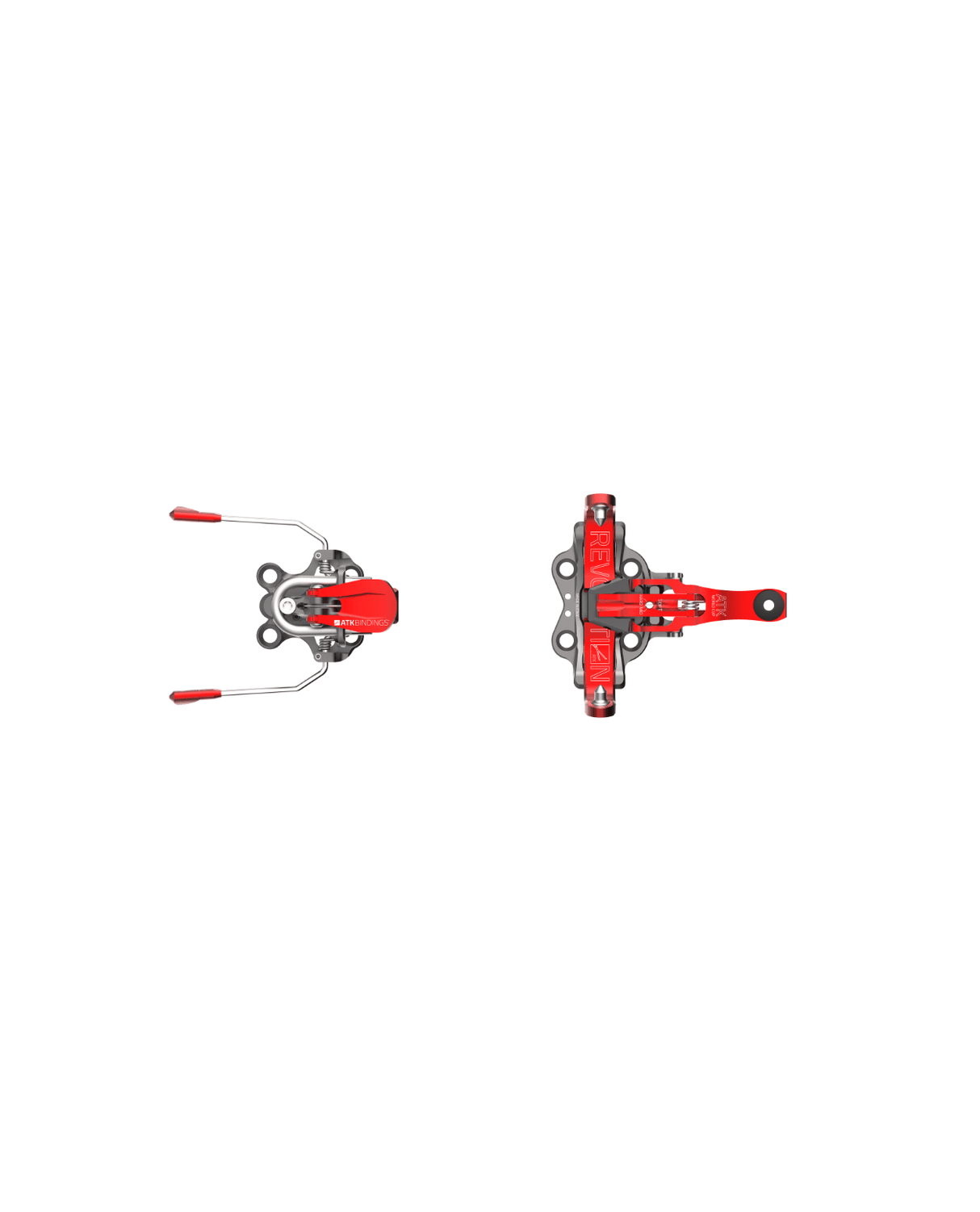 ATK Revolution Brake World Cup - Red Titanium - Topptursbindningar - Alpingaraget