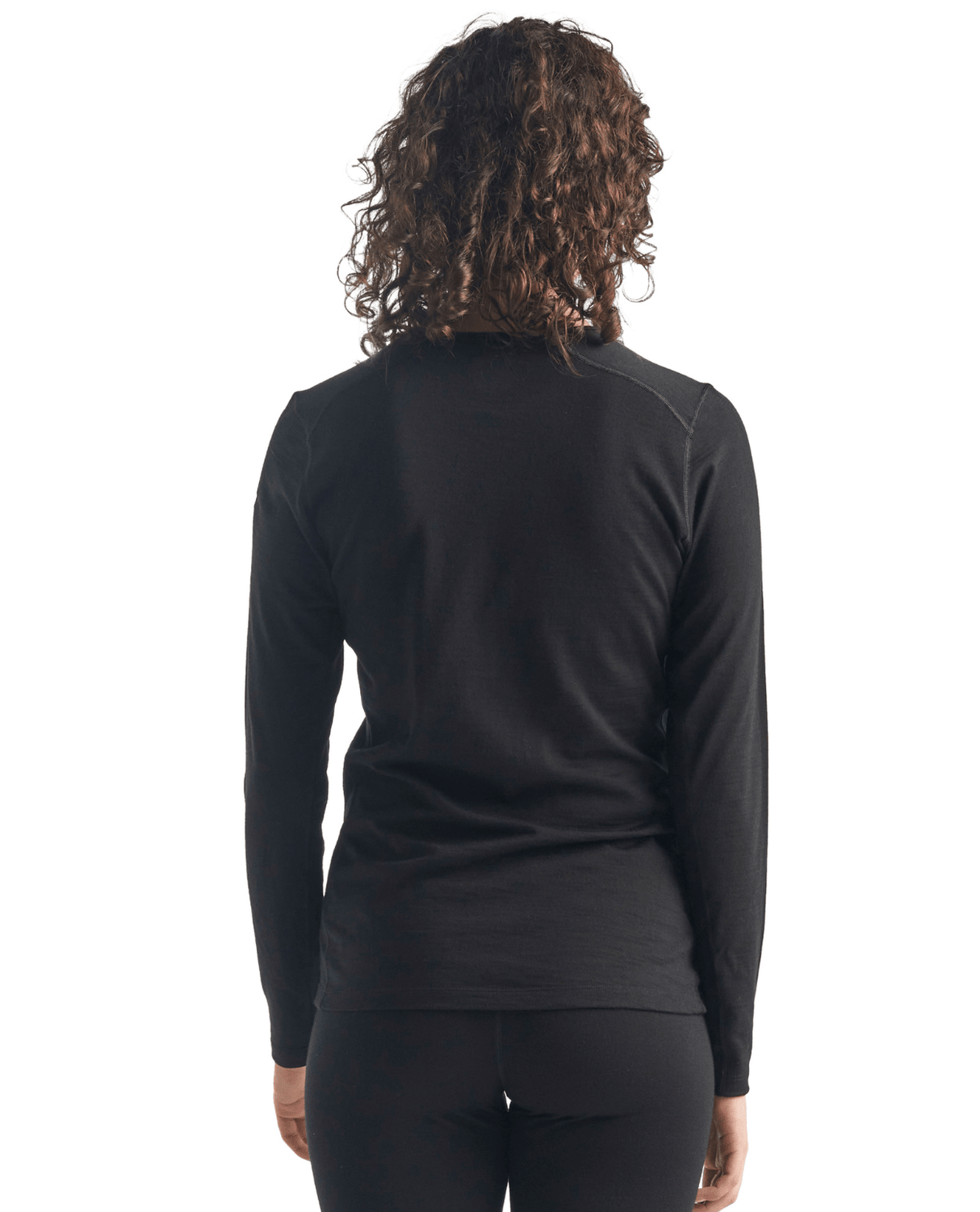 Icebreaker Women 200 Oasis Long Sleeve Crewe - Black - Underställ - Alpingaraget