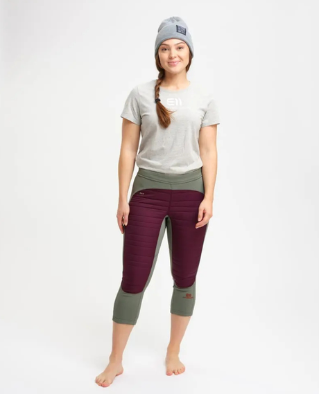 Elevenate Womens Fusion Stretch Pants - Aubergine Blocked - Alpingaraget
