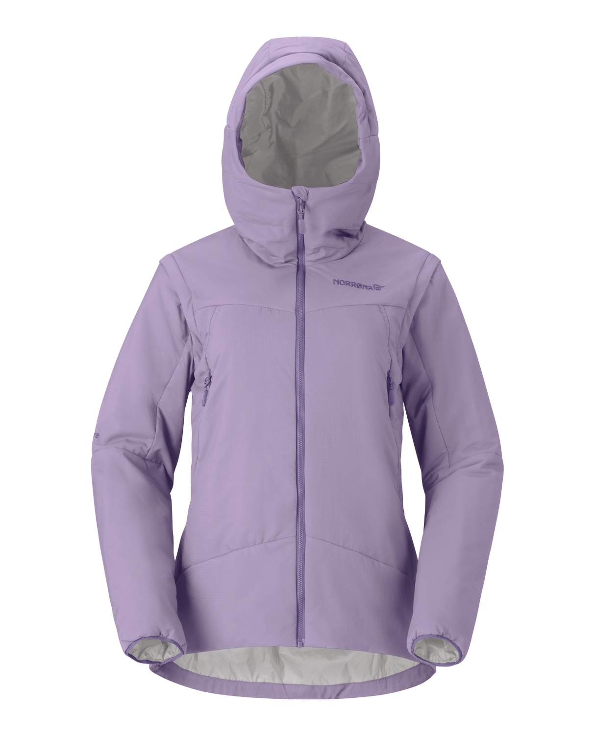 Norröna Women møre thermo60 aero100 Jacket - Purple Sage - Alpingaraget