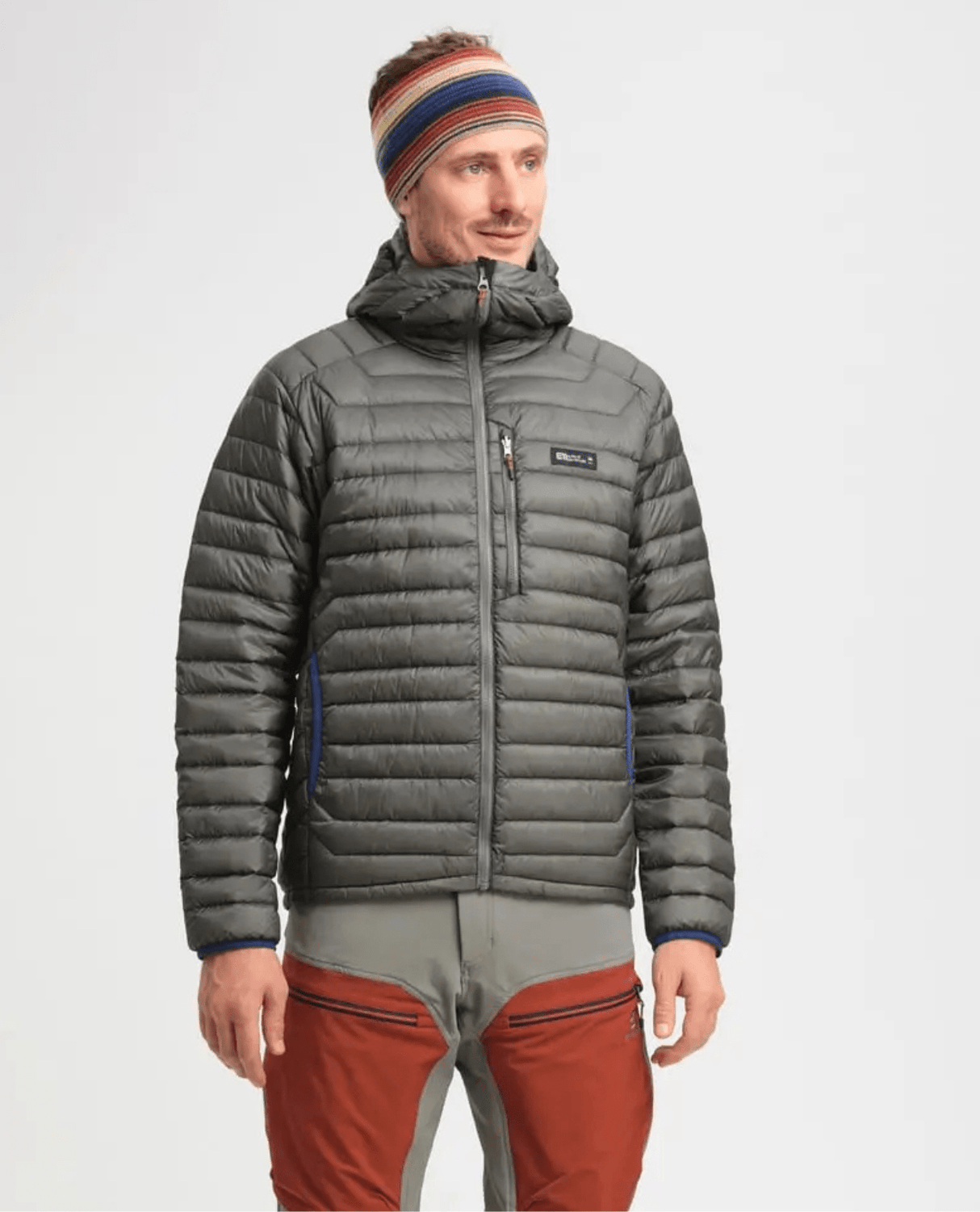 Elevenate Mens Cirrus Down Jacket - Gray Green - Mellanlager - Alpingaraget
