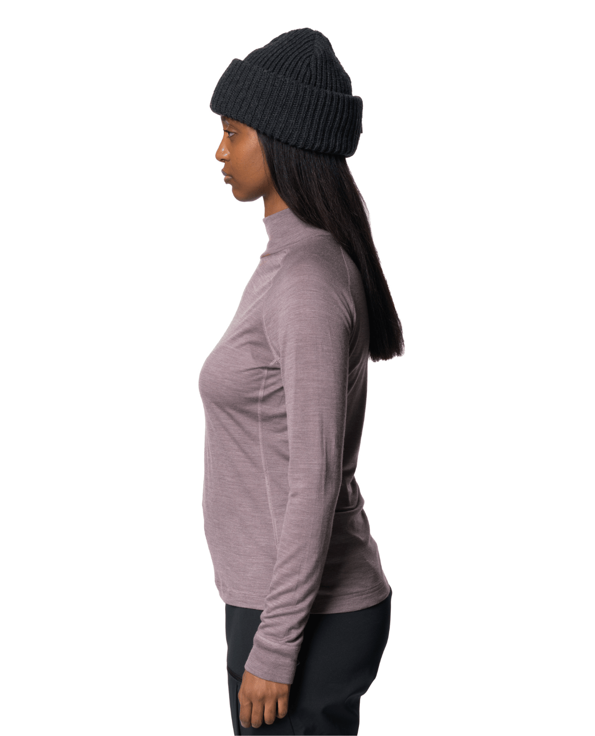 HOUDINI Womens Activist Turtleneck - Foggy Purple - Överdelar - Alpingaraget