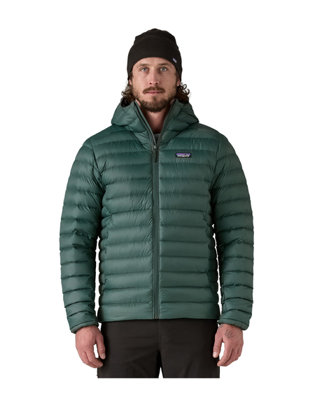 Patagonia Men Down Sweater Hoody - Cascade Green  Alpingaraget