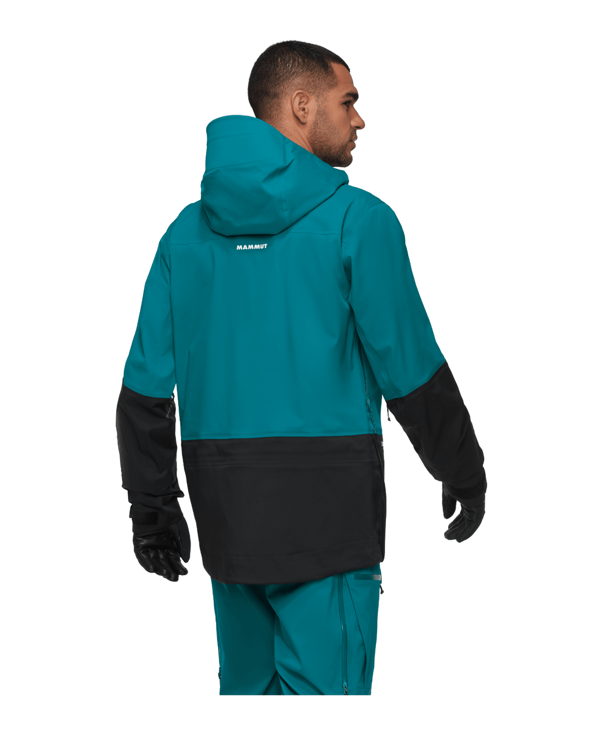 Mammut Haldigrat HS Hooded Jacket Men - Deep Teal - Black - Skidjackor - Alpingaraget