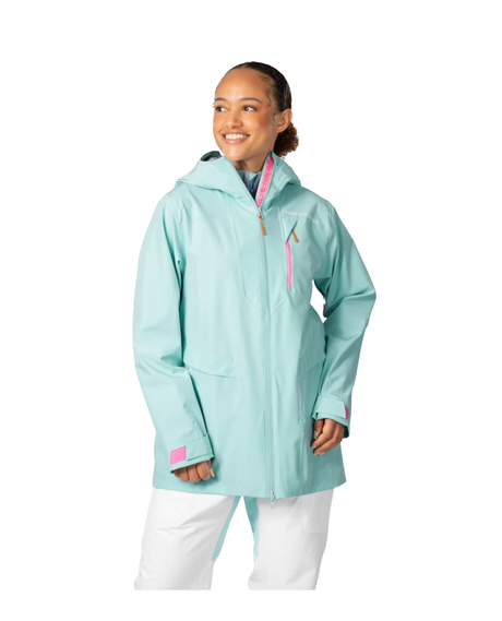 Kari Traa Johanne Ski Jacket - Bright Turquoise - Alpingaraget