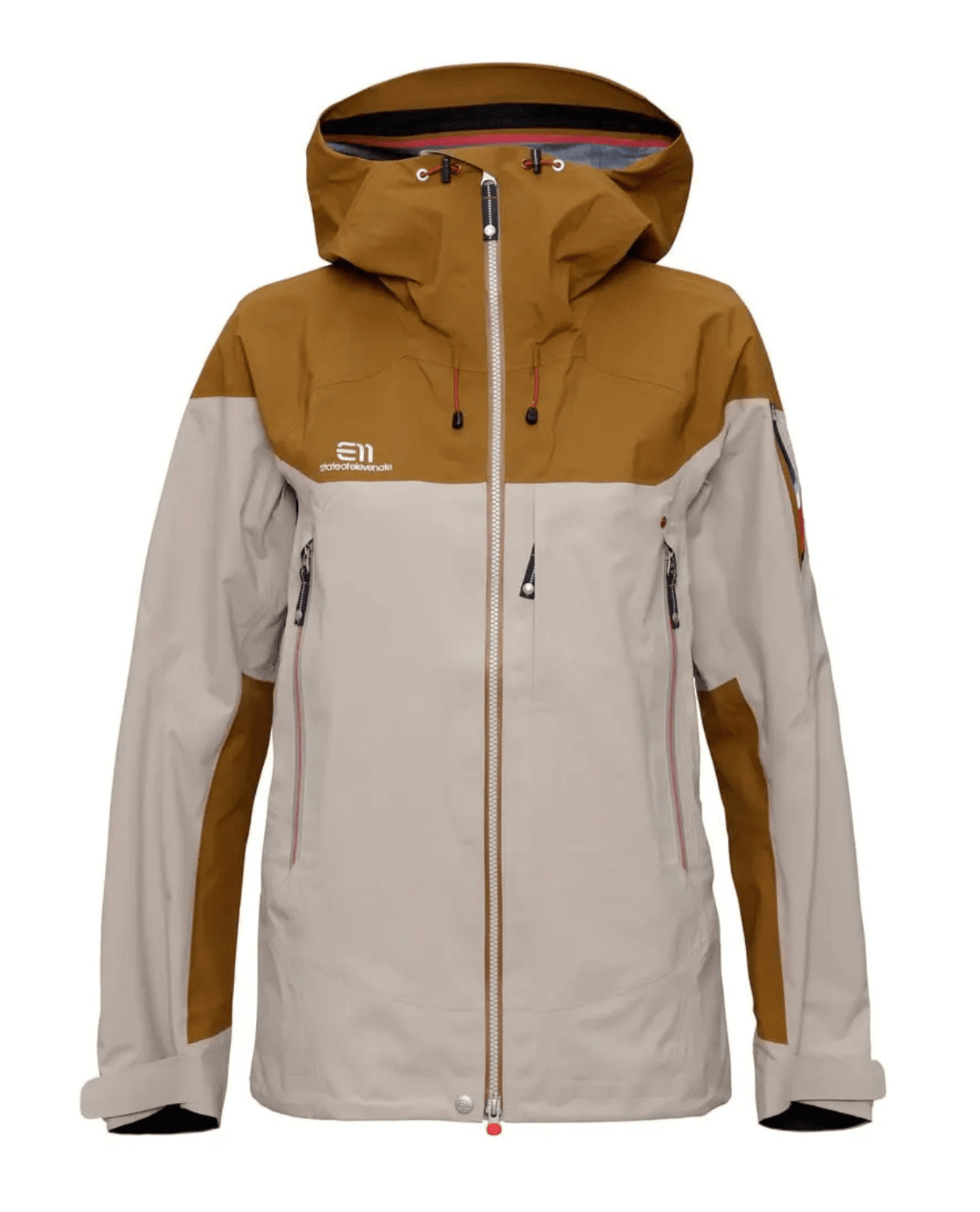 Elevenate Womens Bec de Rosses XI Jacket - Pecan Brown - Skidjackor - Alpingaraget