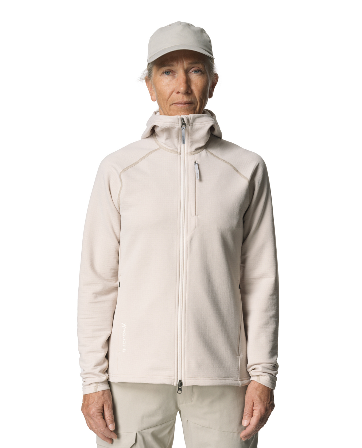 HOUDINI Womens Aero Houdi - Foggy Mountain - Alpingaraget