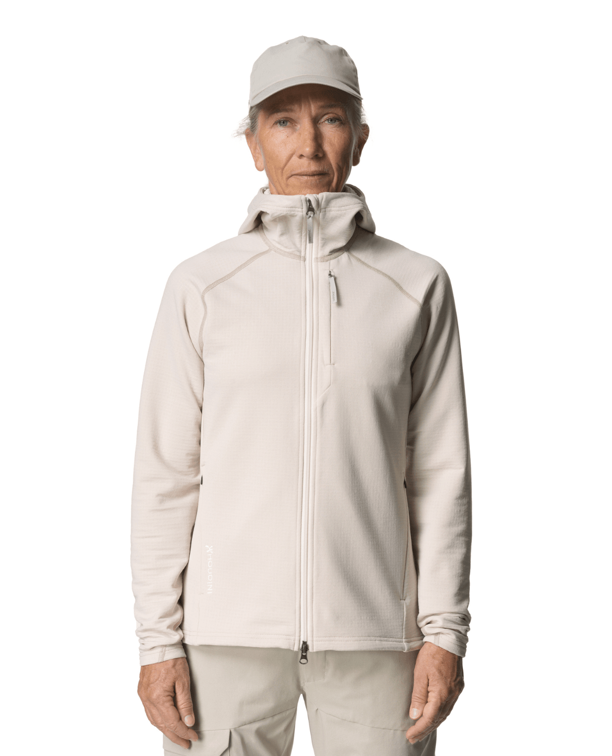 HOUDINI Womens Aero Houdi - Foggy Mountain - Mellanlager - Alpingaraget