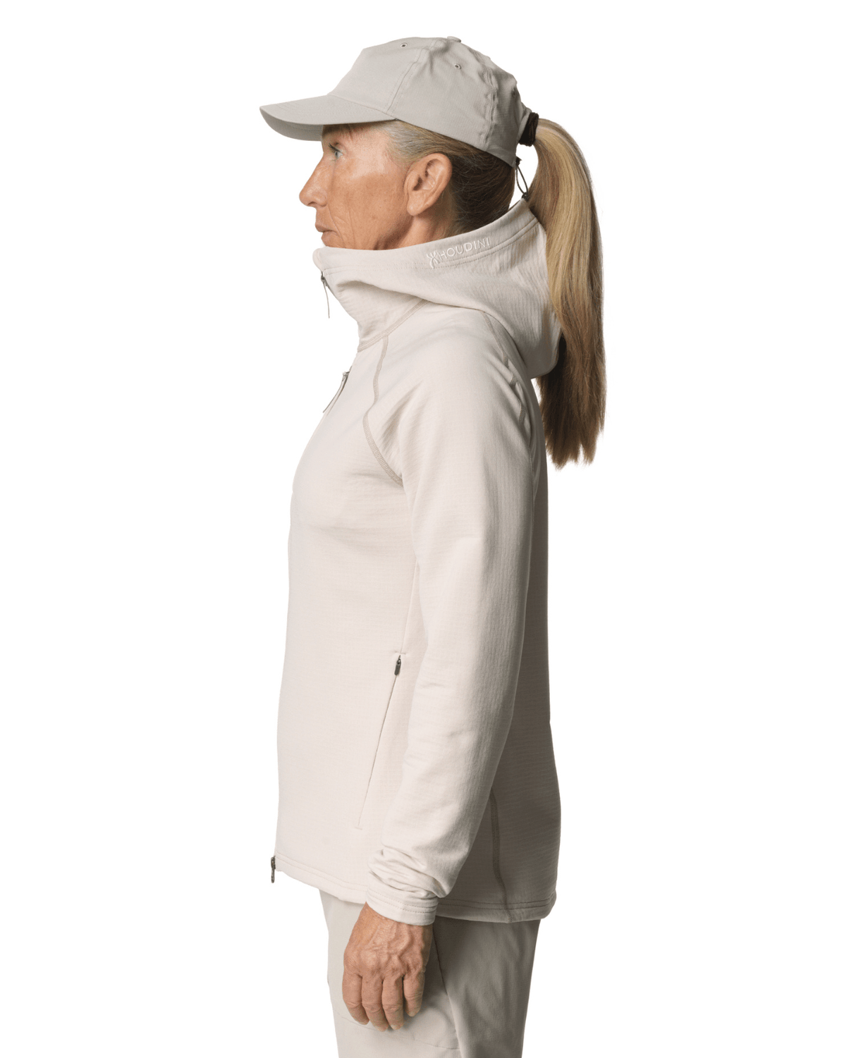 HOUDINI Womens Aero Houdi - Foggy Mountain - Mellanlager - Alpingaraget