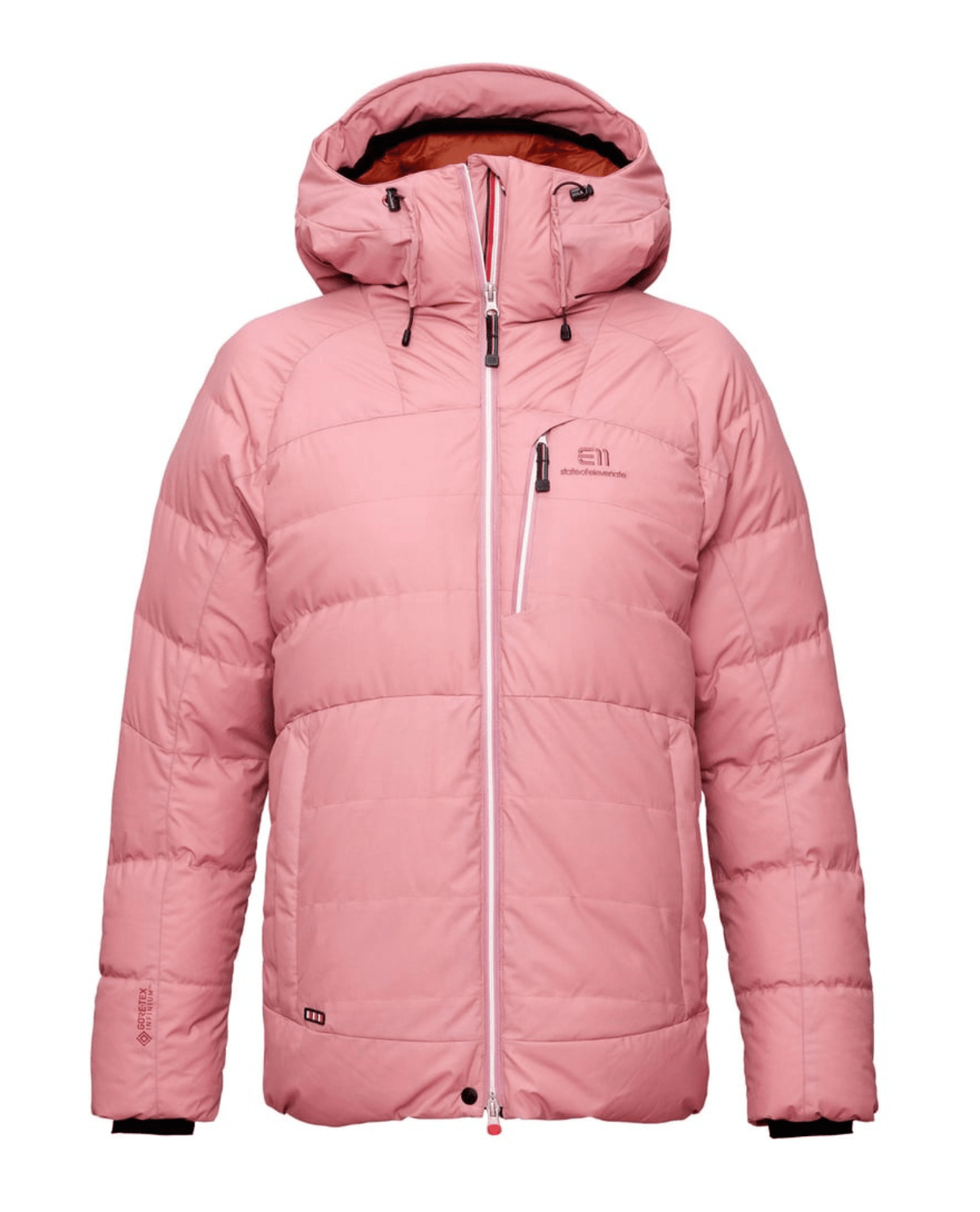 Elevenate Womens Combin Down Jacket - Dark Strawberry - Mellanlager - Alpingaraget