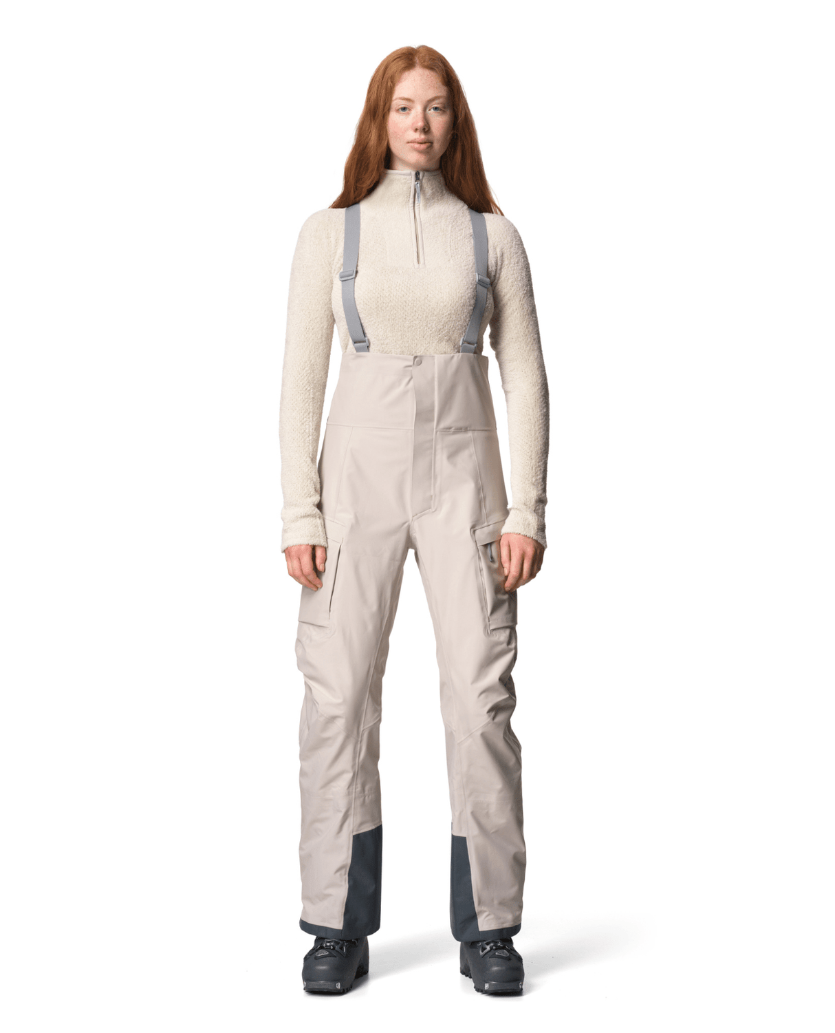 HOUDINI Womens Rollercoaster Bib Pants - Sandstorm - Skidbyxor - Alpingaraget