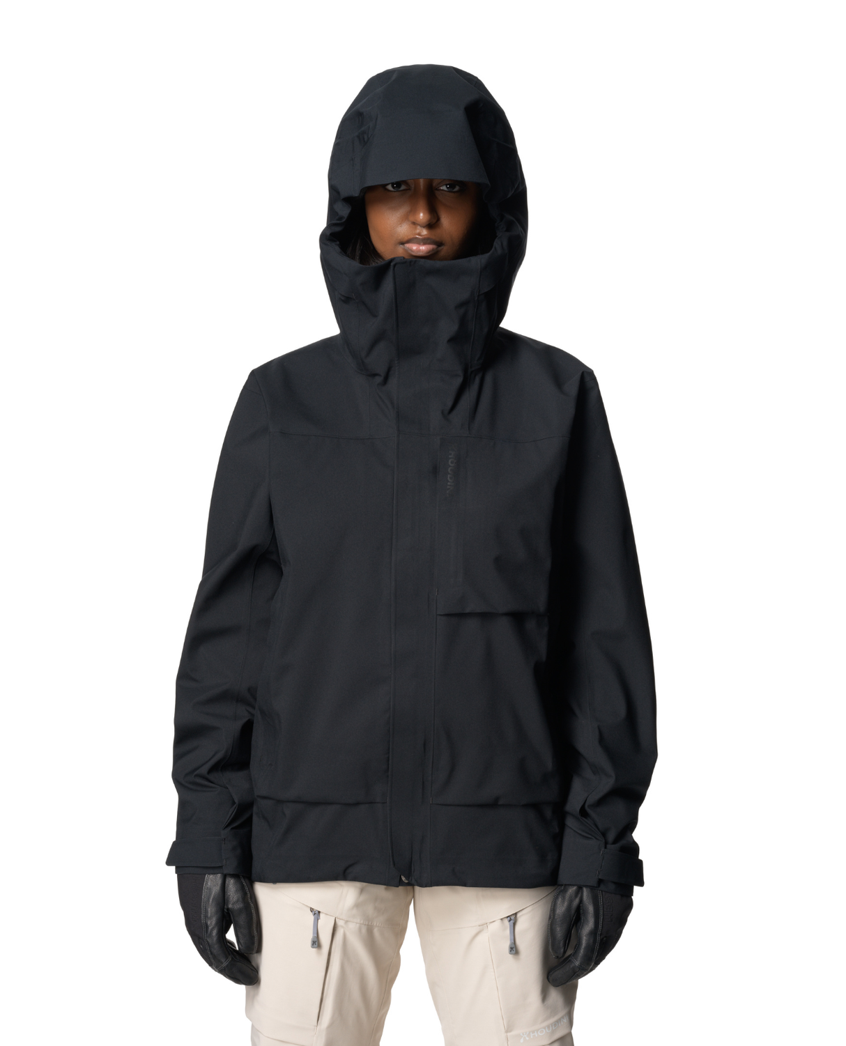 HOUDINI Womens Rollercoaster Jacket - True Black - Alpingaraget