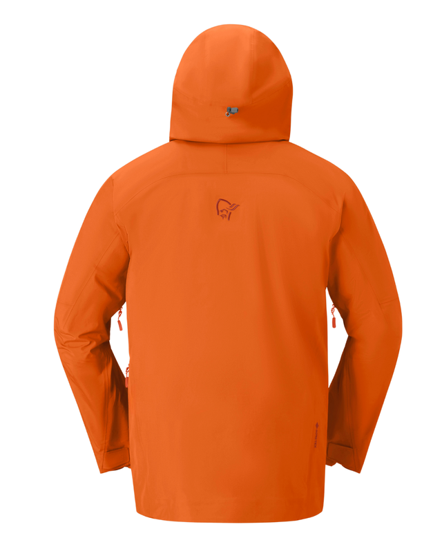 Norröna Men møre Gore-Tex Jacket - Gold Flame - Alpingaraget