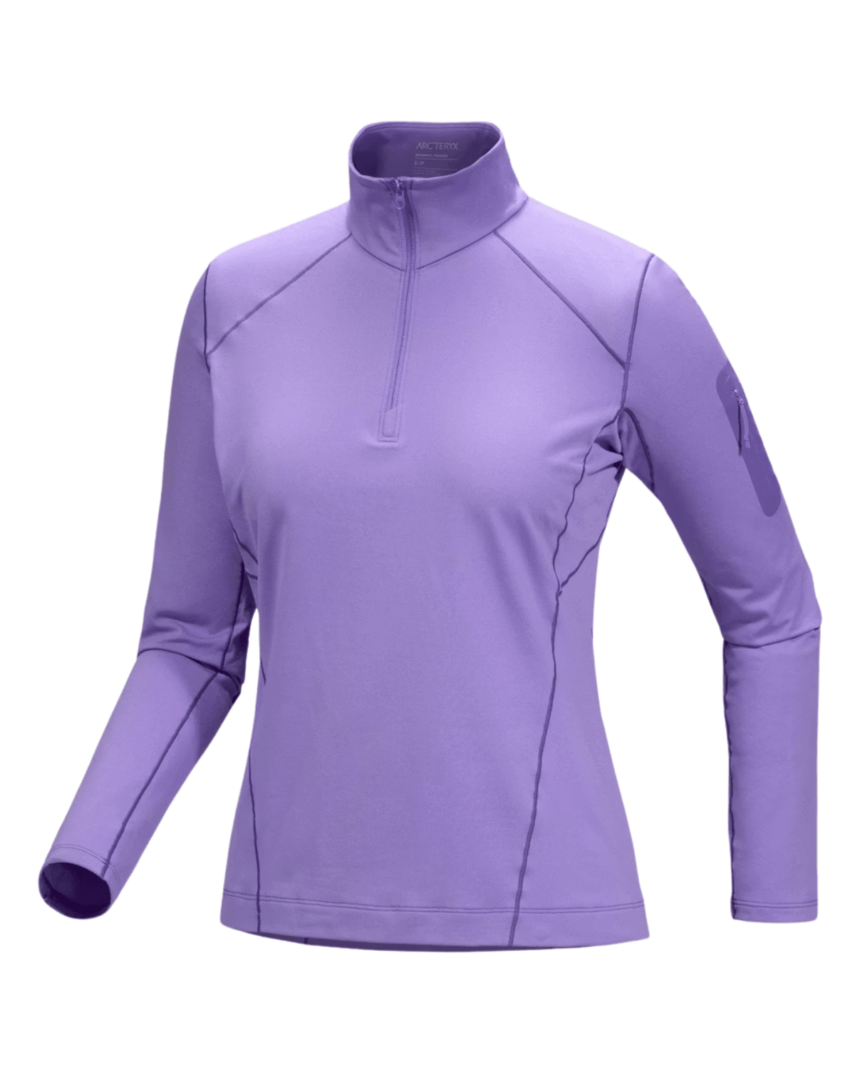 Arc'teryx Women Rho Zip Neck - Aster / Lt Iola - Underställ - Alpingaraget