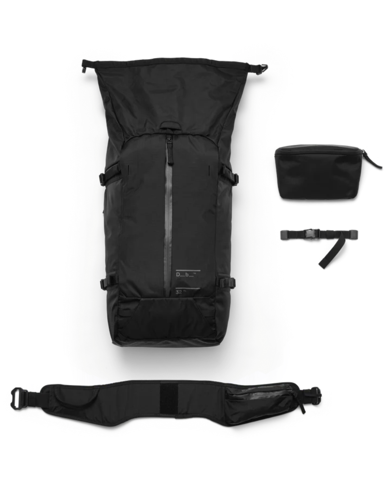 D_b_ Snow Pro Backpack 32L - Black Out  Alpingaraget