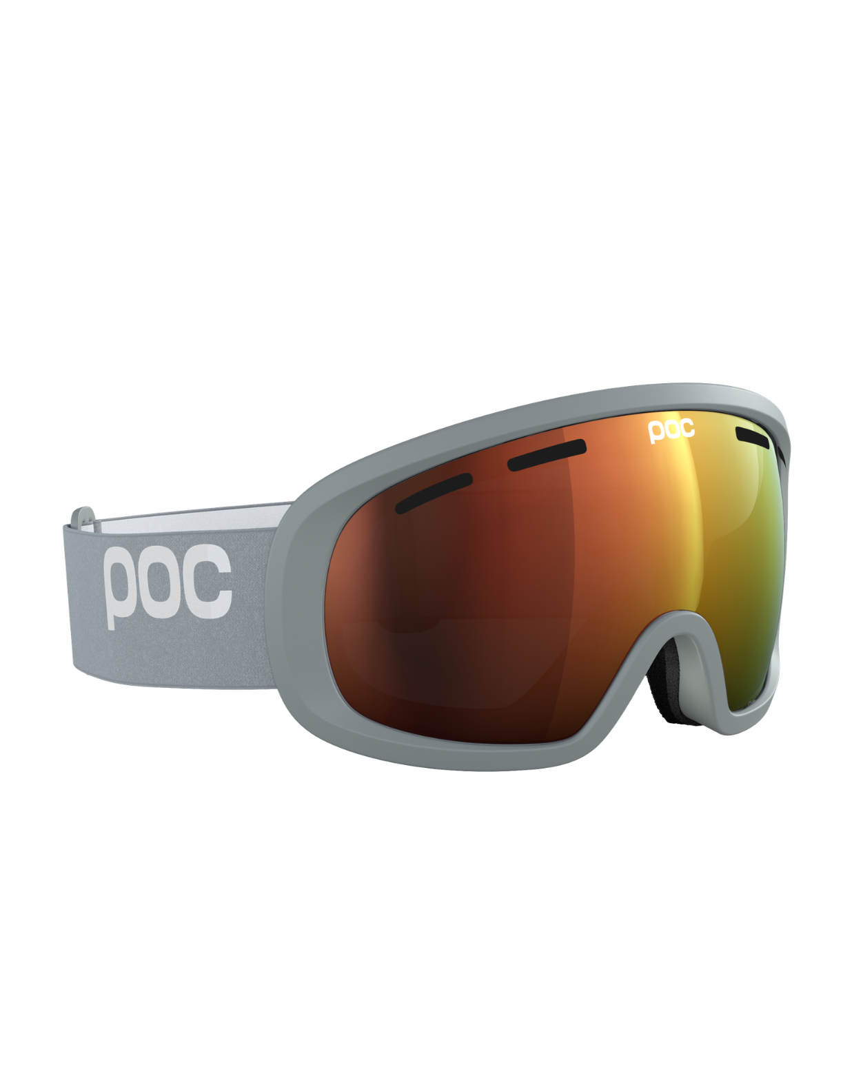 POC Fovea Mid - Granite Grey/Partly Sunny Orange