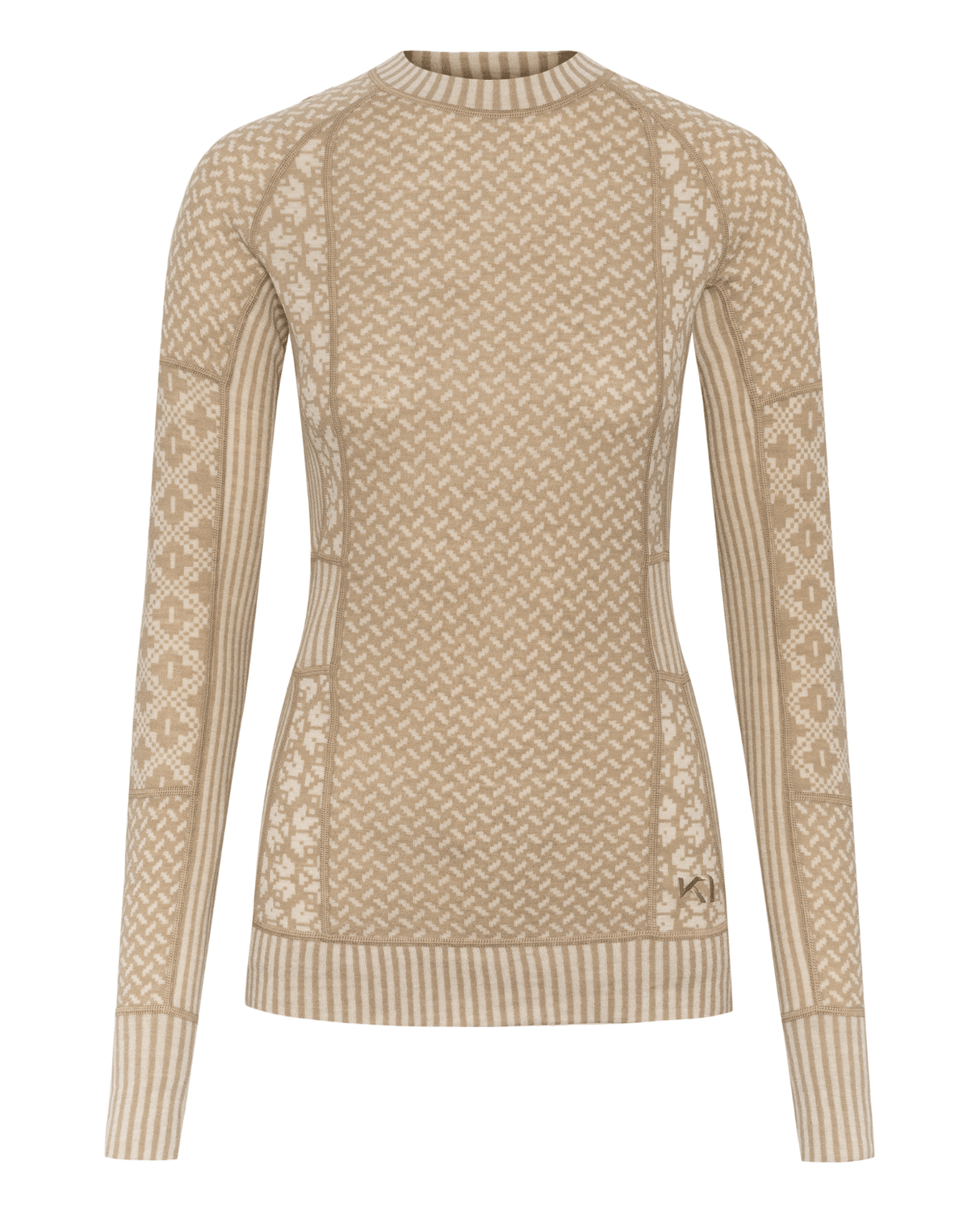 Kari Traa Smekker Long Sleeve - Mocha - UnderstÀll - Alpingaraget