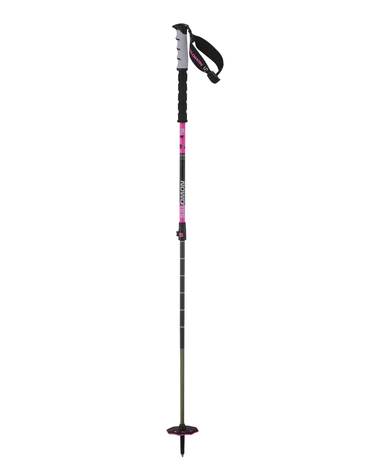 Salomon Steep Pro Vario S3 - Black/Rhodamine - Teleskopstavar - Alpingaraget